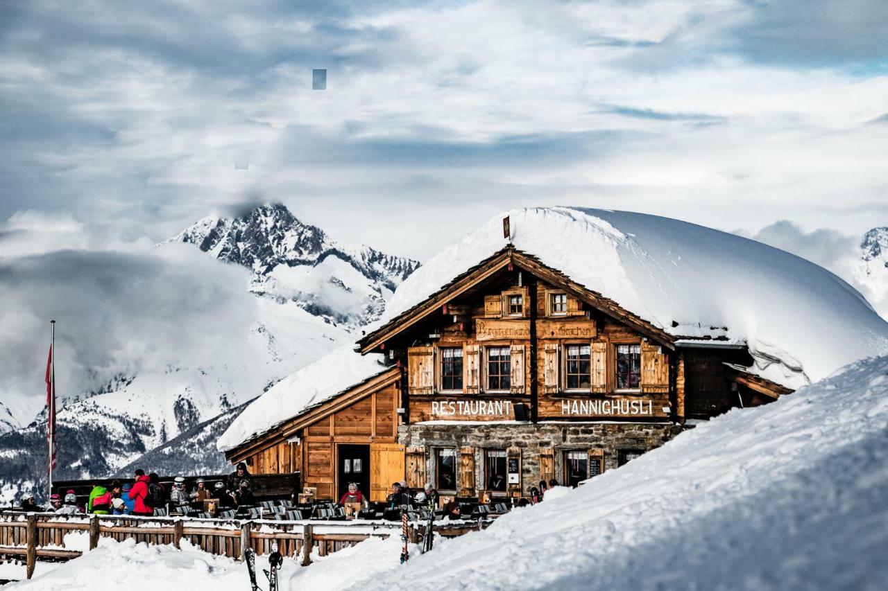 Chalet Heimetli Grächen Exteriör bild