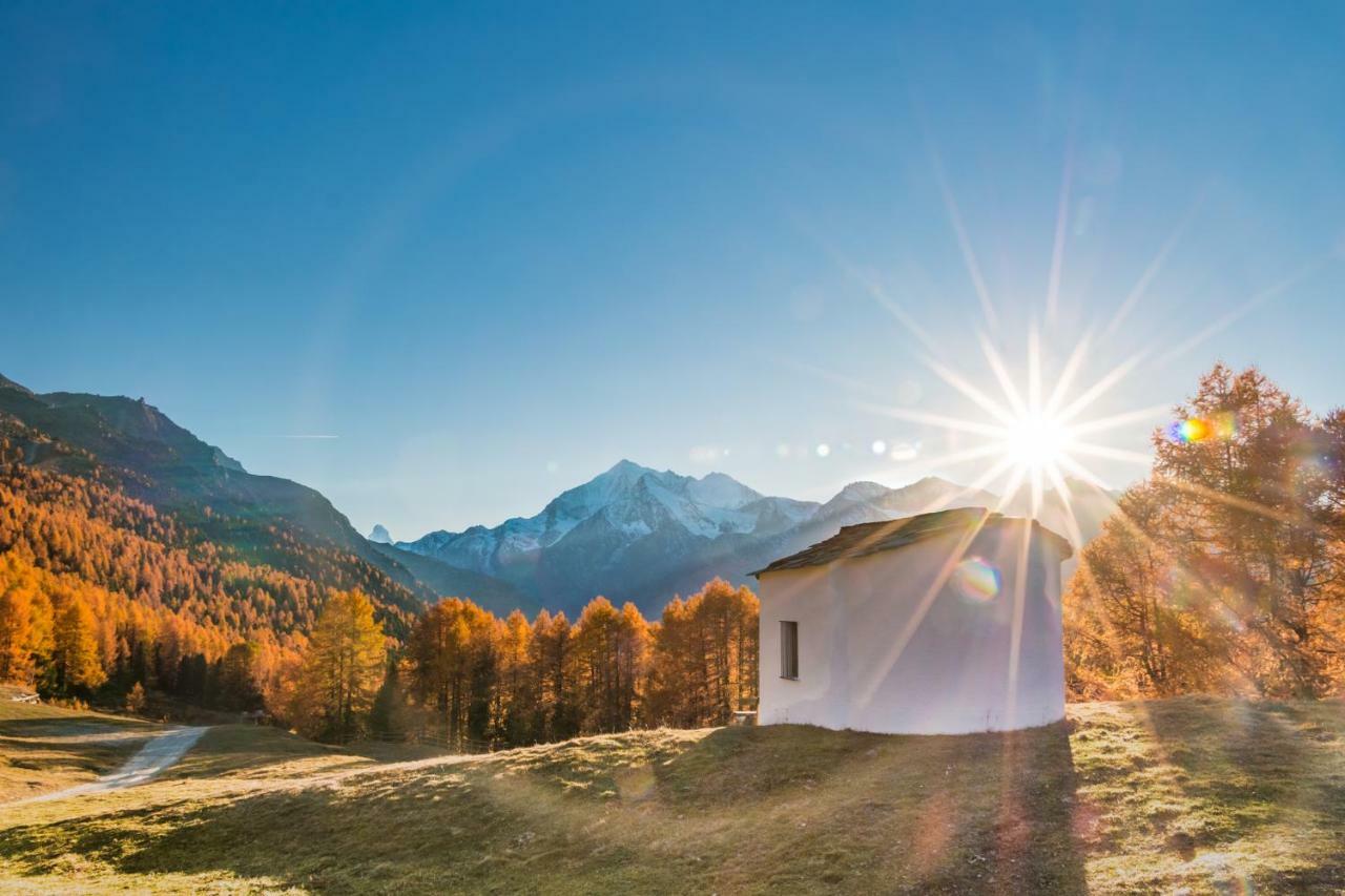 Chalet Heimetli Grächen Exteriör bild