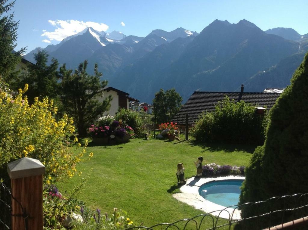 Chalet Heimetli Grächen Exteriör bild